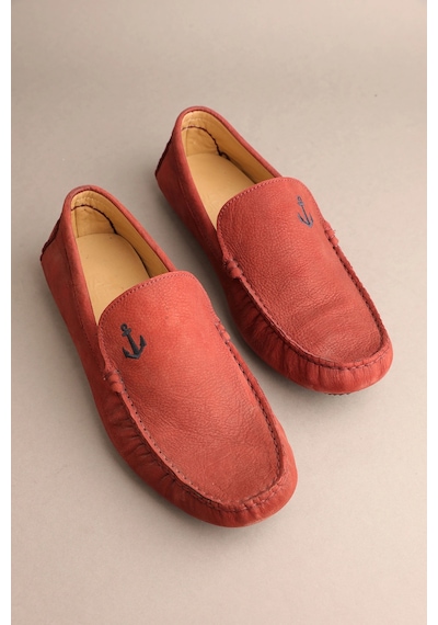 Gondol Erkek Hakiki Deri Klasik Loafer Bordo 41 Ttx.299 Çok Renkli