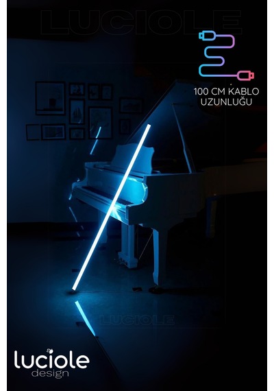 Onerous Rgb Tüp Led Lamba, Uzaktan Kumandalı Onr-820016740 Çok Renkli
