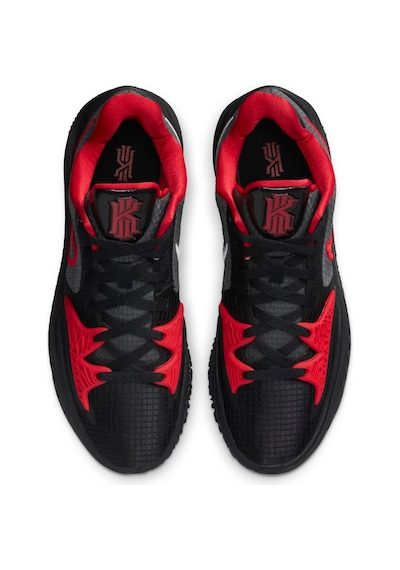 Nike Kyrie Low 4 Basketbol Ayakkabısı Gri - Kırmızı