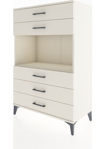 Hyperion Dolap Tek Raflı 5 Çekmeceli 88x44x134 Aytaşı-aytaşı Aytaşı
