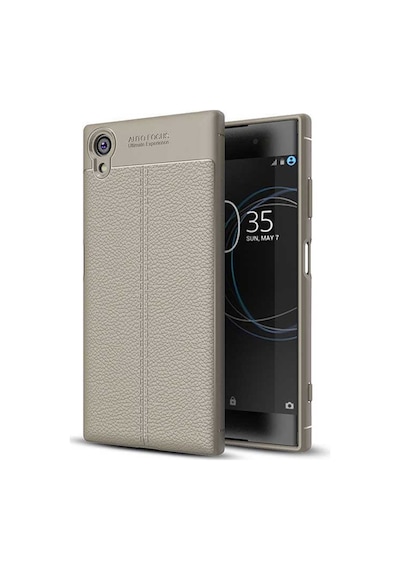 Sony Xperia Xa1 Plus Kılıf Zore Niss Deri Desenli Silikon Kılıf