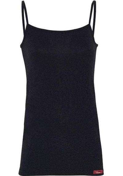 Blackspade 1261 Bayan Siyah İnce Askılı Thermal Atlet