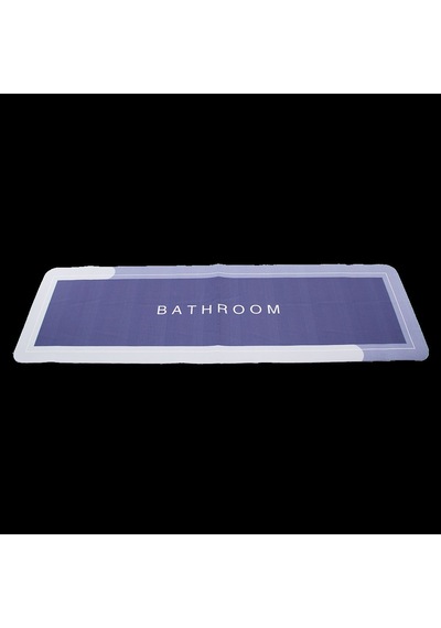 Dikdörtgen Su Emici Banyo Paspası 116 X 37.5 Cm Elastik Çok Renkli