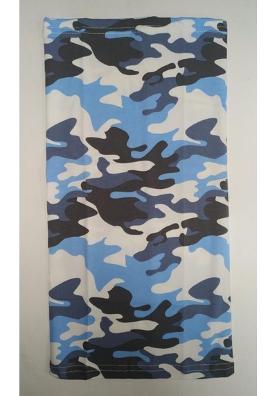 Buff Manolia Ecostretch Mavi Kamuflaj Çok İşlevli Bandana