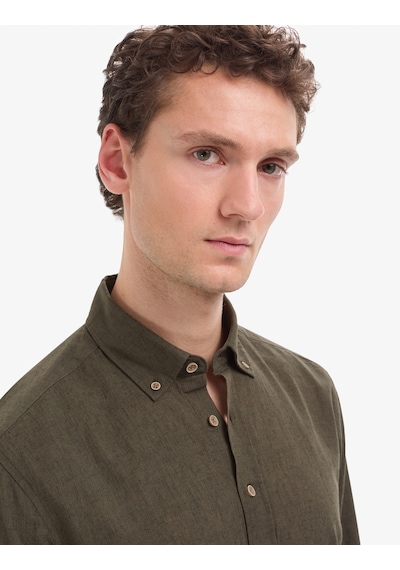 Pierre Cardin Erkek Haki Gömlek Desenli 50320941-vr027