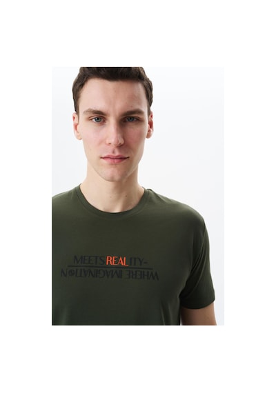 AR-MA Arma Erkek Regular Fit Baskılı Süprem Bisiklet Yaka Tişört Y29344454002 Haki