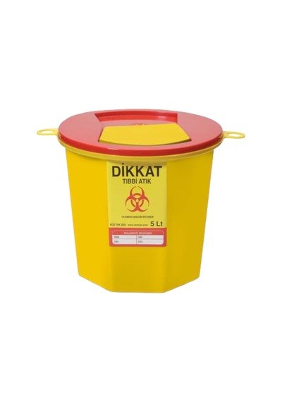 Mck 5 Adet Tıbbi Atık Kovası 5 Litre Sarı