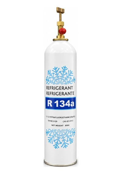 R134a 800 Gr Vanalı Soğutucu Gaz Beyaz