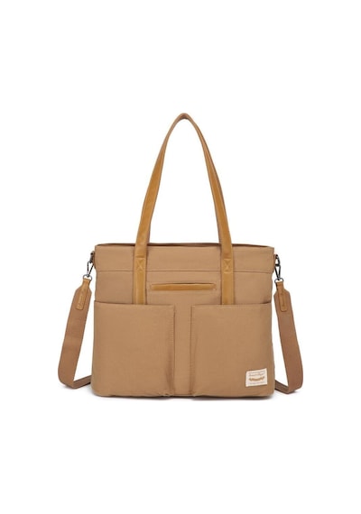 Smart Bags Kanvas Kadın Omuz Çantası Smk Kn-1325 Camel