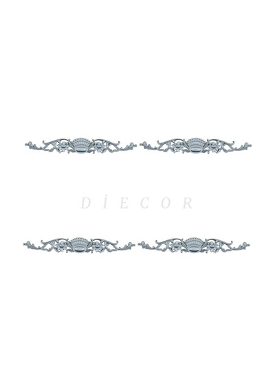 Diecor Dekoratif Polimer Mobilya, Duvar Ve Tavan Motifi Gümüş 35 X 1 Model:xa16