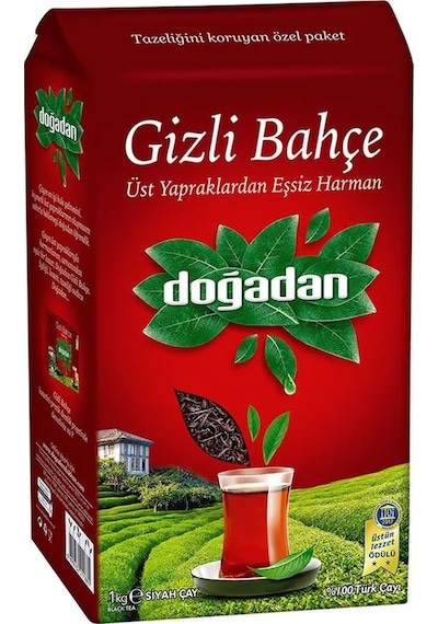 Doğadan Gizli Bahçe Siyah Dökme Çay 1 KG
