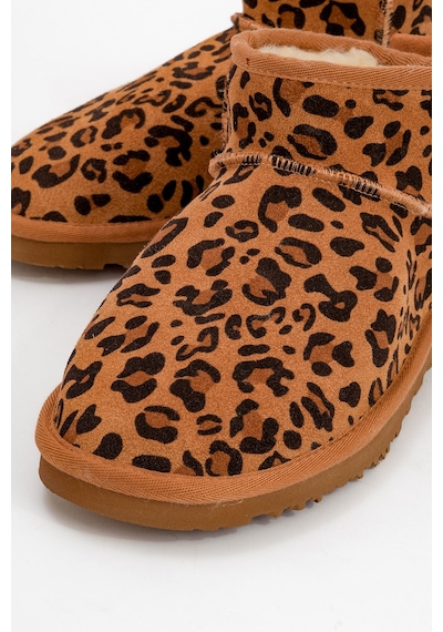 Luvishoes Luvi Shoes Zaz Taba Desenli Hakiki Deri Kadın Bilekte Bot Taba