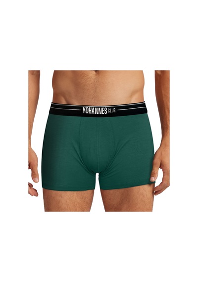 Yohannes Club, Erkek Özel Seperatörlü Pamuklu Boxer, Renk Seçenekli, 3'lü Paket, Bordo,yeşil,mavi Çok Renkli