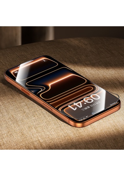 Apple Uyumlu   iPhone 16 Pro Benks Glass Warrior 2.0 Ar-ezfita Cam Ekran Koruyucu Uygulama Aparatı Şeffaf