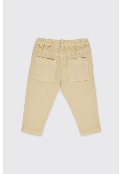 Erkek Bebek Düğmeli Bej Pantolon 7755782