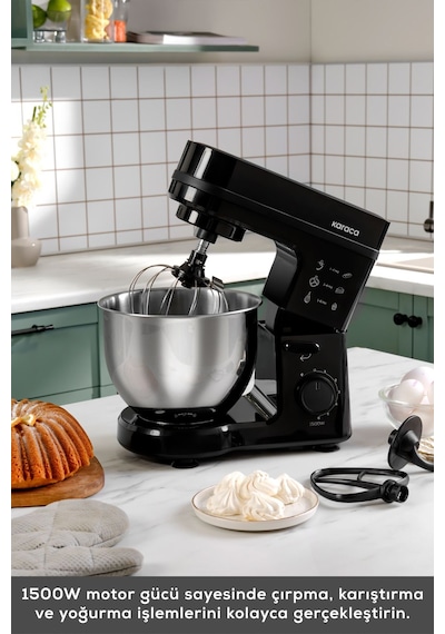 Karaca Maestrochef Stella 1500 W Stand Mikser