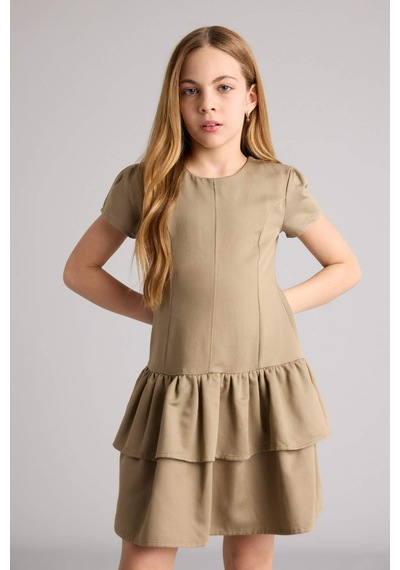 Defacto Gabardin Elbise Kız Çocuk H0720a826spkh21 Haki-kh21 Defacto Gabardin Elbise Kız Çocuk H0720a826spkh21 Haki-kh21