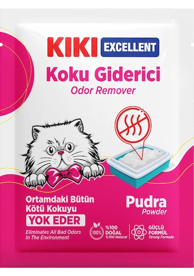 Kıkı Excellent Kedi Koku Giderici Pudra Kokulu 25 G