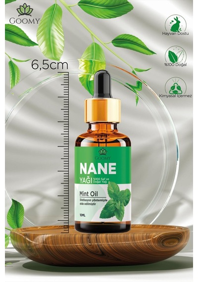 Gommy Nane Yağı %100 Doğal Bitkisel Uçucu Yağ Peppermint Oil 10ml 10 ML