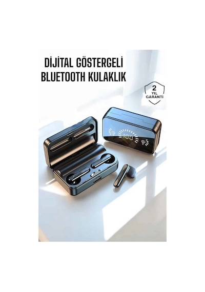 Mey İthalat Telefon Standlı Bluetooth Kulaklık Aynalı Yüksek Ses Kaliteli