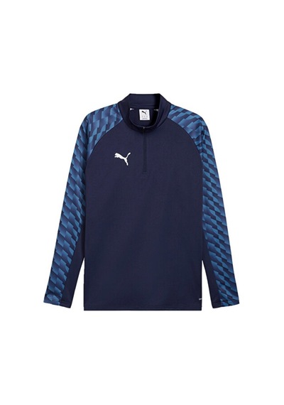 Puma Teamliga26 Training 1/4 Zip Erkek Futbol Antrenman Uzun Kollu Tişört 65972406 Lacivert