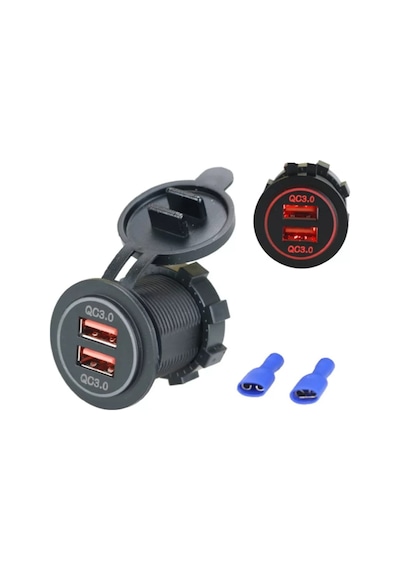 12-24 Volt Araç/Tekne/Motorsiklet ( Quick ) Hızlı Şarj