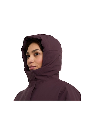 Jack Wolfskın Jack Wolfskin Wintertide Kadın Mor Outdoor Ceketi I0116 Mürdüm