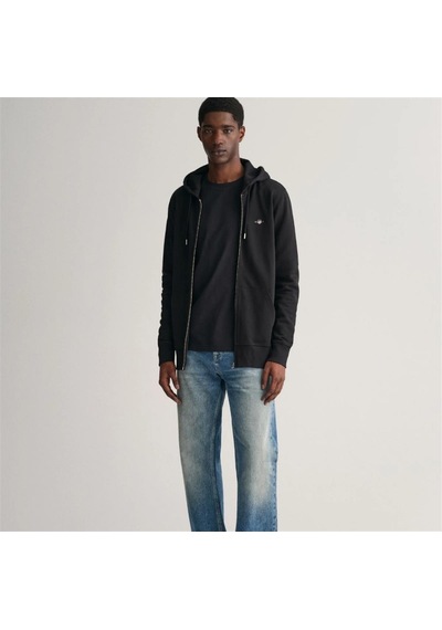 Gant Erkek Siyah Regular Fit Kapüşonlu Sweatshirt-siyah Siyah