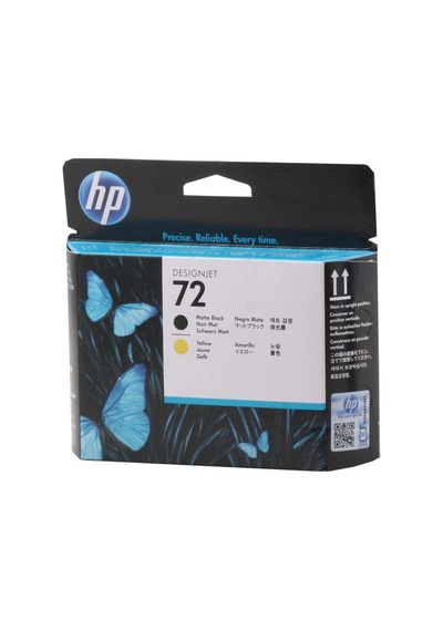 Hp C9384a 72 Matte Black-yellow Mat Siyah-sarı Baskı Kafası C9384a Kdo