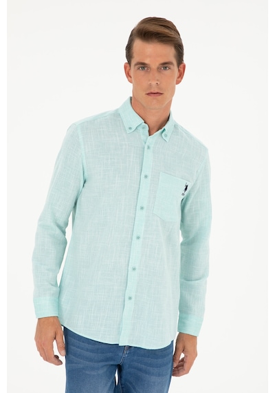 U.s. Polo Assn. Erkek Mint Gömlek Desenli 50288661-vr090 Mint U.s. Polo Assn. Erkek Mint Gömlek Desenli 50288661-vr090 Mint