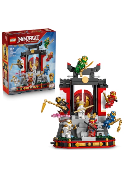 LEGO® NINJAGO® Ninja Karakteri Sergileme Modeli 15. Yıl Dönümü 71866 -14 Yaş ve Üzeri için Minifigür İçeren Yapım Seti (447 Parça)