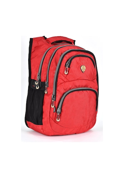 1550 Unisex Anatomik Yarasa Sırt Okul Çantası - Nkt01550-kırmızı Kırmızı