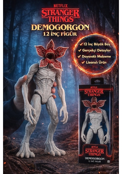 Stranger Things Jazwares Netflix Demogorgon 30 Cm Figür Aksiyon Koleksiyon Oyuncak 8 Yaş+ Hediyelik Funko Pop