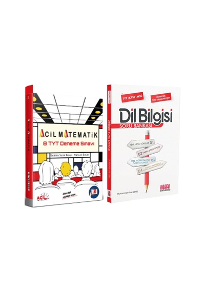Acil Tyt Son Seans 8 Rejenerasyon Matematik Deneme Ve Akm Dil Bilgisi Soru Bankası Seti 2 Kitap