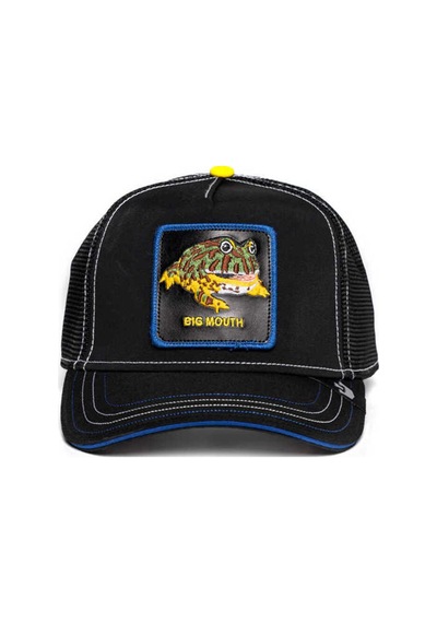 Goorin Bros . Puck Yeah Kurbağa Figürlü Şapka 101-0280 Siyah
