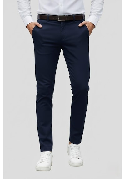 Efor Slim Fit Yan Cep Esnek Pamuklu Casual Lacivert Pantolon P 1088 Lacivert