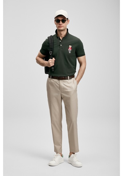 Lufian Glen Erkek Beach Jogger Pantolon Slim Fit Bej Bej 111190358100550