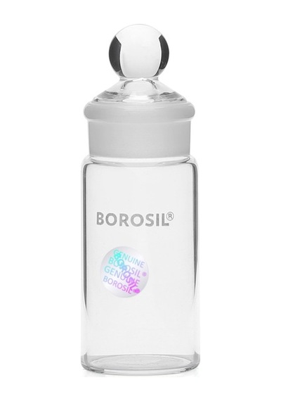Cam Vezin Kabı 25 Ml - Şeffaf Tartım Kabı Borosilikat