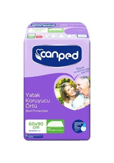 Canped Yatak Koruyucu Ortu 60 X 90 Cm 10 Adet