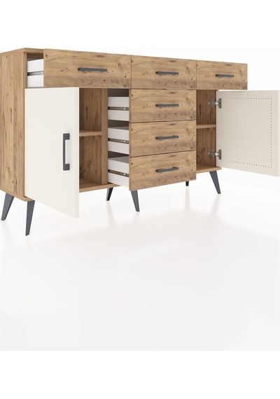 Arges Konsol 2 Raflı 6 Çekmeceli 2 Kapaklı 132x30x83 Çam-aytaşı/çam Aytaşı/çam Arges Konsol 2 Raflı 6 Çekmeceli 2 Kapaklı 132x30x83 Çam-aytaşı/çam Aytaşı/çam