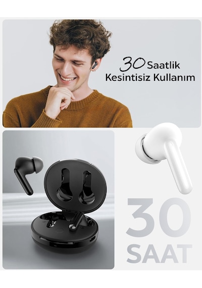 Spigen ASD07886 Audio SA - TW S10 Anc Bluetooth 5.3 Kulak İçi Kulaklık