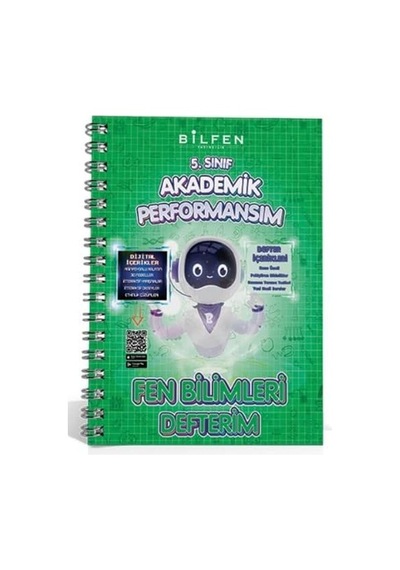 Fen Bilimleri 5 Akademik Performansım Defterim Bilfen Yayıncılık Çok Renkli