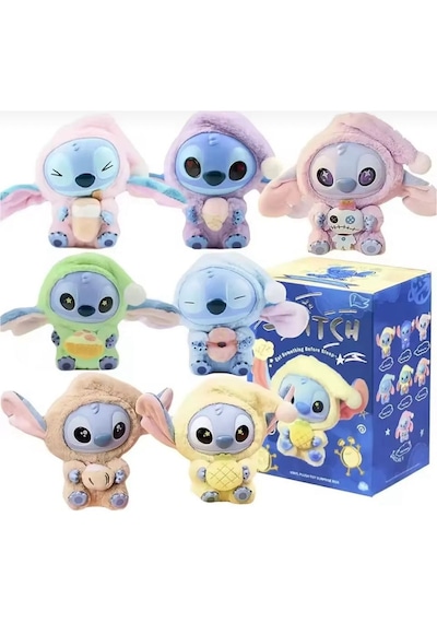 Stitch Peluş Süpriz Paket Stitch Yeni Trend Sürpriz Kutusunda Stitch Yeni Model Ithal Özel Ürün Çok Renkli