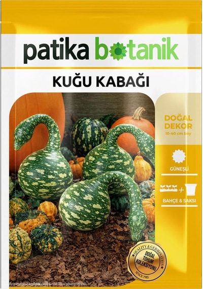 5 Adet Kuğu Kabağı Çiçek Tohumu Lagenaria Siceraria