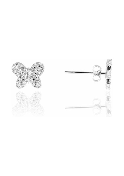 Gümüş Zirkon Taşlı Kelebek Küpe N11.55278