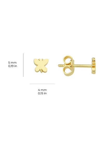 Goldkupe 14 Ayar Altın Küçük Kelebek Küpe 0,55 Gr-1819