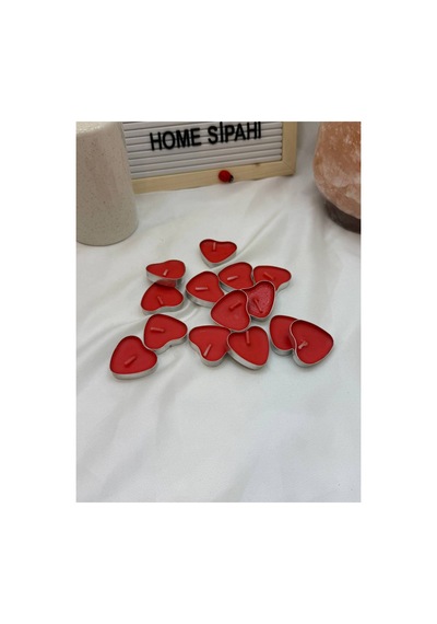 Tealight Mum 15 Adet Kalpli Kırmızı