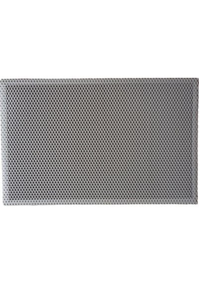 Banyo Kapı Önü Nem Önleyici Kaymaz Tabanlı Paspas 37*56 cm Gri