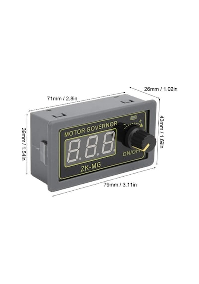 Zk-mg 30v 5a Dc Motor Sürücü Pwm Hız Kontrol Panel Tip Kutu %0-100 Hız Ayarı Soft Start Led Şerit