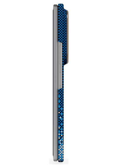 Galaxy Z Fold 8 Ultra Kılıf M-safe Özellikli Raptic Aramid Skinpro Serenity Serisi Kapak Lacivert